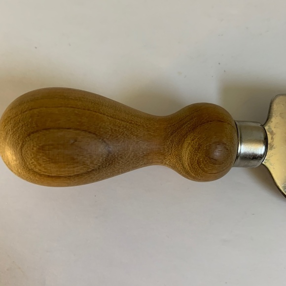 nox Italy Cheese Knife Spreader 3 Piece Set Stainless Steel Wooden Handle - Picture 10 of 12